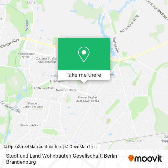 Stadt und Land Wohnbauten-Gesellschaft map