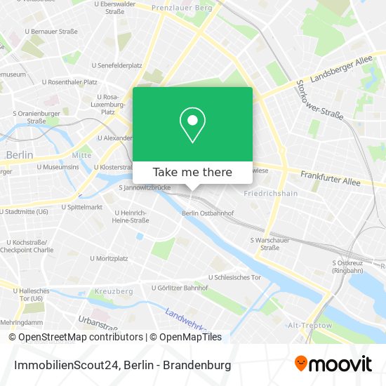 ImmobilienScout24 map