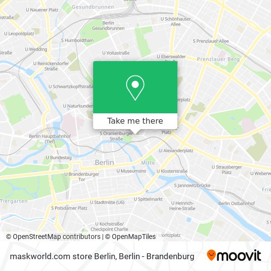 maskworld.com store Berlin map