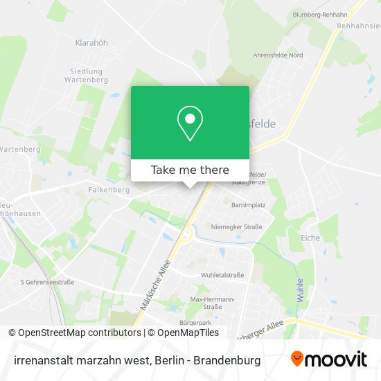 irrenanstalt marzahn west map