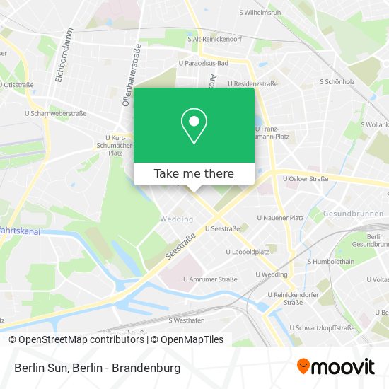 Berlin Sun map