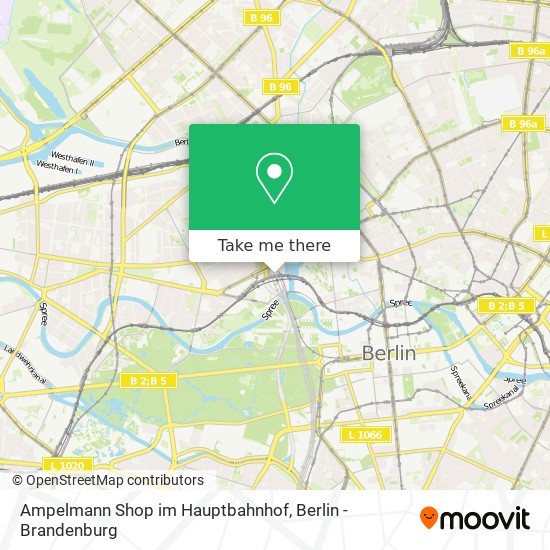 Ampelmann Shop im Hauptbahnhof map