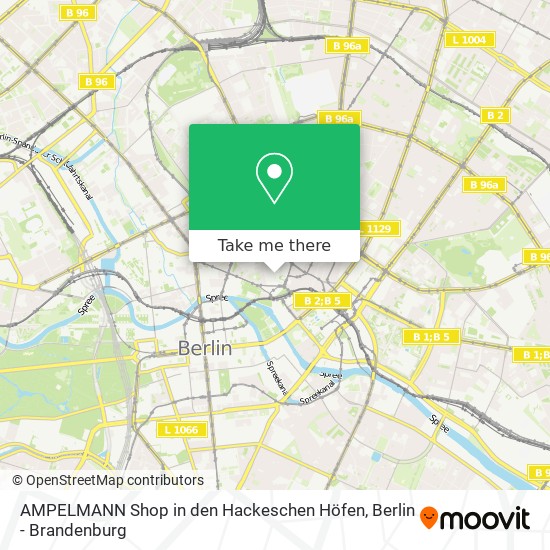 AMPELMANN Shop in den Hackeschen Höfen map