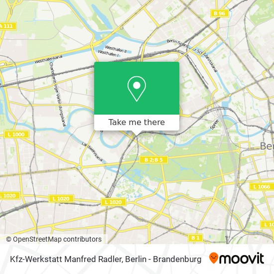 Kfz-Werkstatt Manfred Radler map