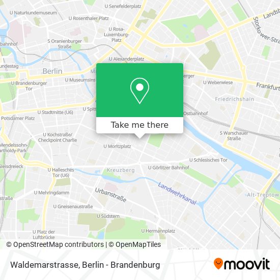 Waldemarstrasse map