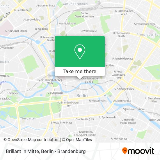 Brillant in Mitte map