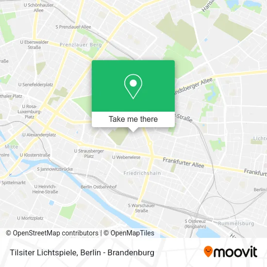 Tilsiter Lichtspiele map