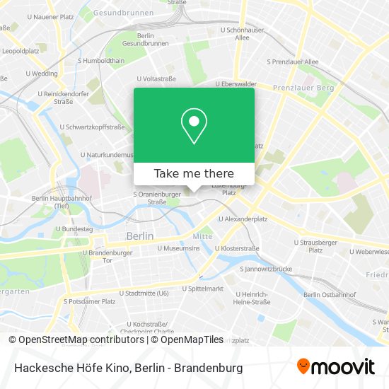 Карта Hackesche Höfe Kino