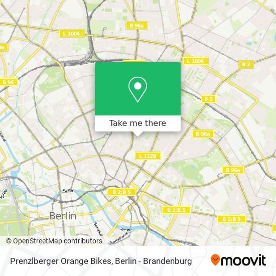 Prenzlberger Orange Bikes map