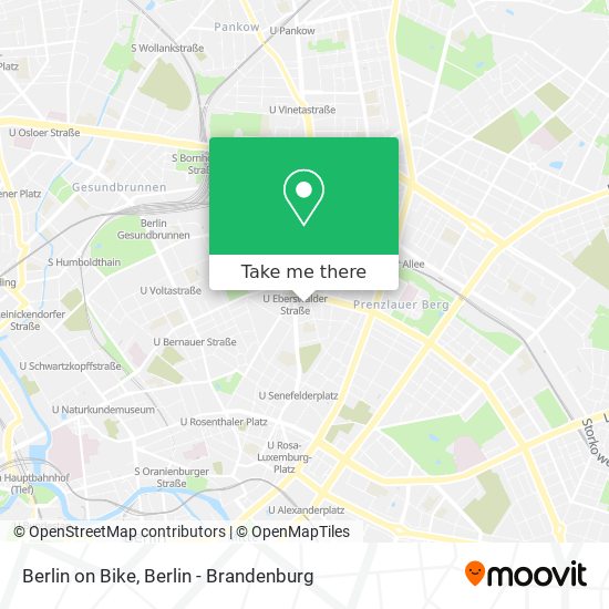 Berlin on Bike map