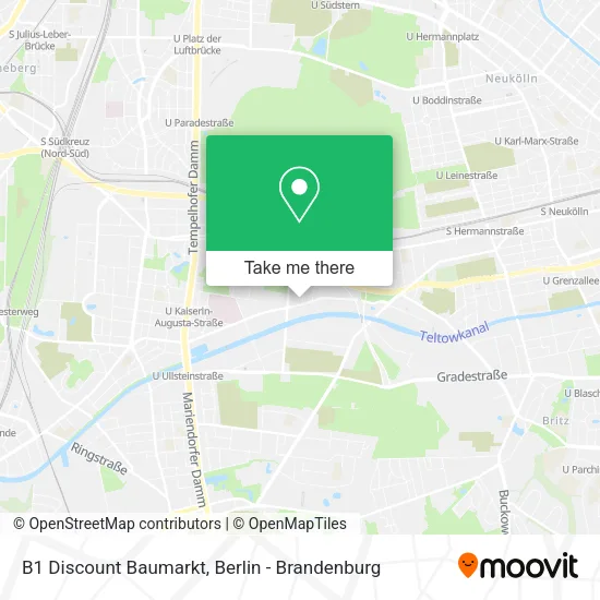 Карта B1 Discount Baumarkt