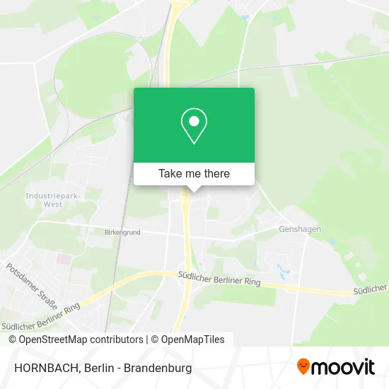 HORNBACH map