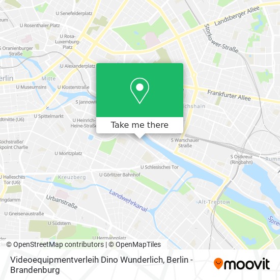 Videoequipmentverleih Dino Wunderlich map