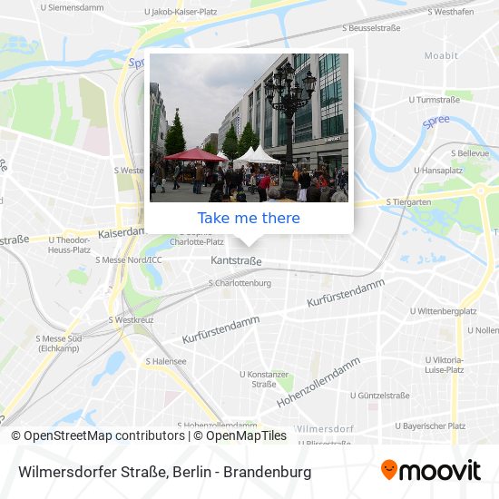 Карта Wilmersdorfer Straße