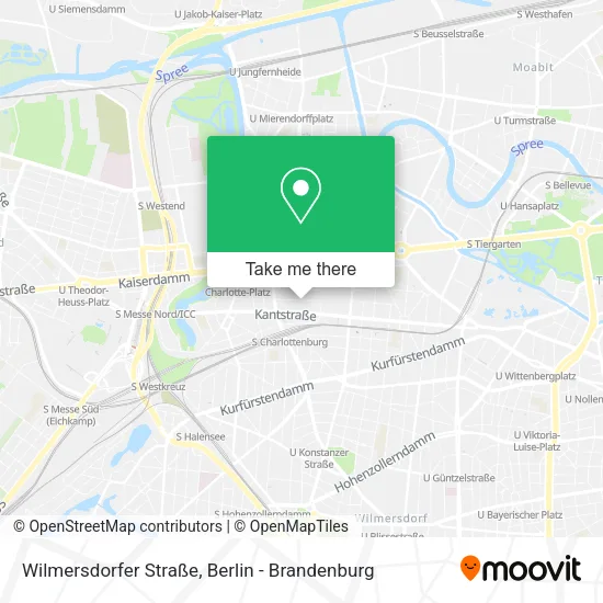 Карта Wilmersdorfer Straße