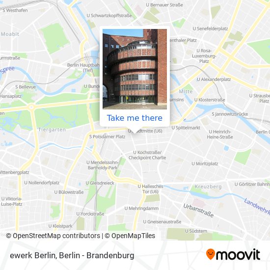 ewerk Berlin map