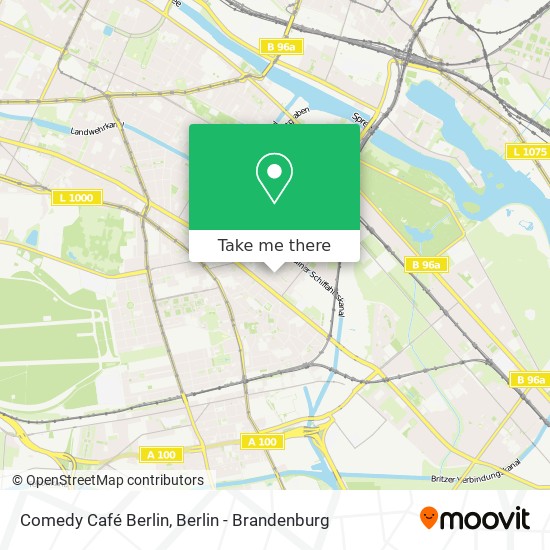 Карта Comedy Café Berlin