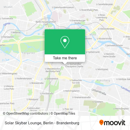 Карта Solar Skybar Lounge