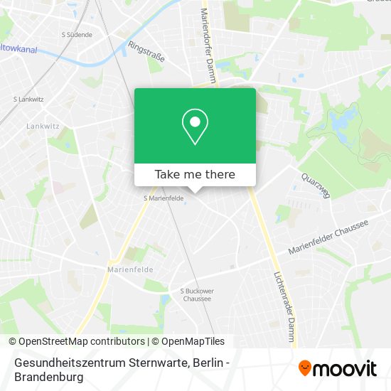 Gesundheitszentrum Sternwarte map