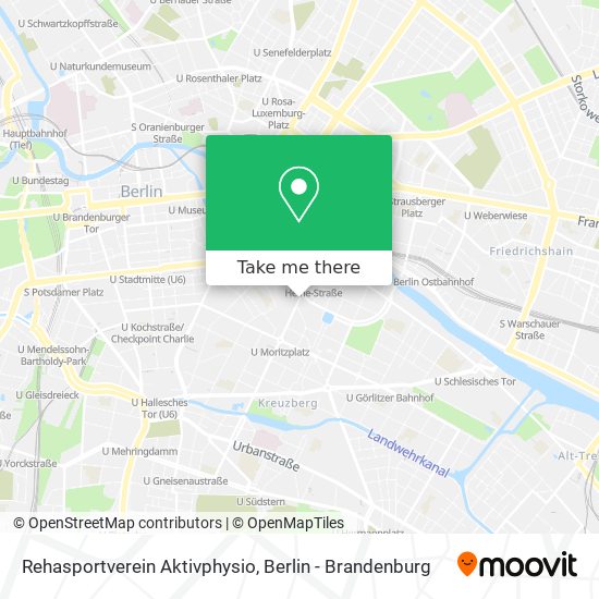 Rehasportverein Aktivphysio map