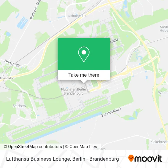 Lufthansa Business Lounge map