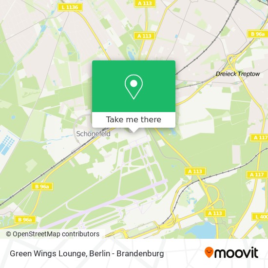 Green Wings Lounge map