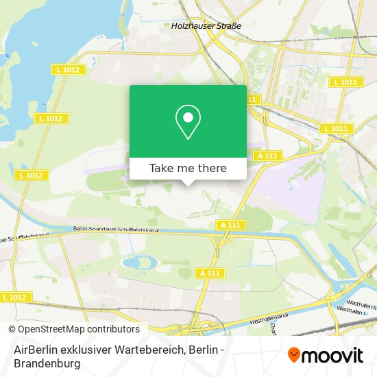 AirBerlin exklusiver Wartebereich map