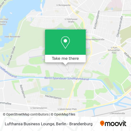 Lufthansa Business Lounge map