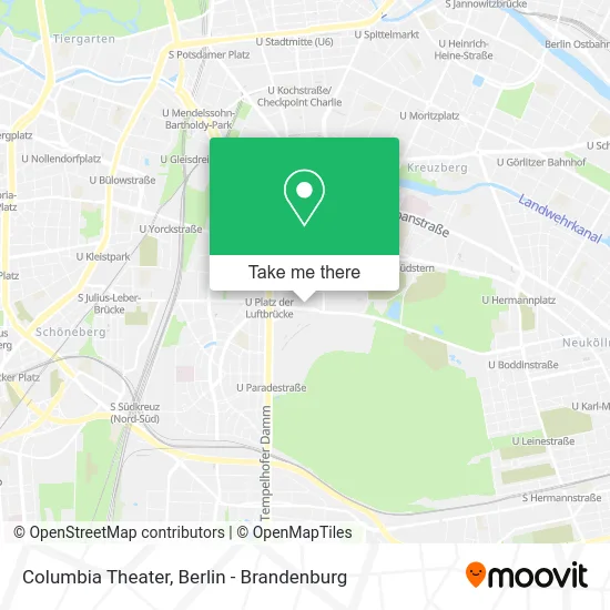 Карта Columbia Theater