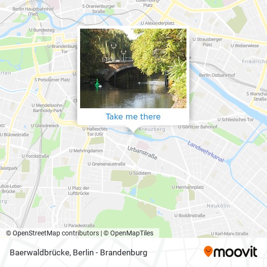 Baerwaldbrücke map