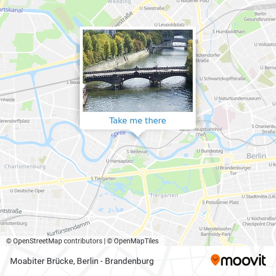 Moabiter Brücke map