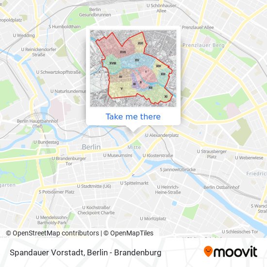 Карта Spandauer Vorstadt