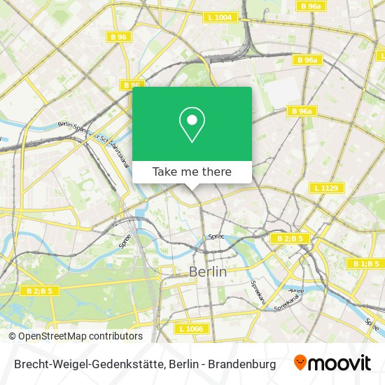Brecht-Weigel-Gedenkstätte map
