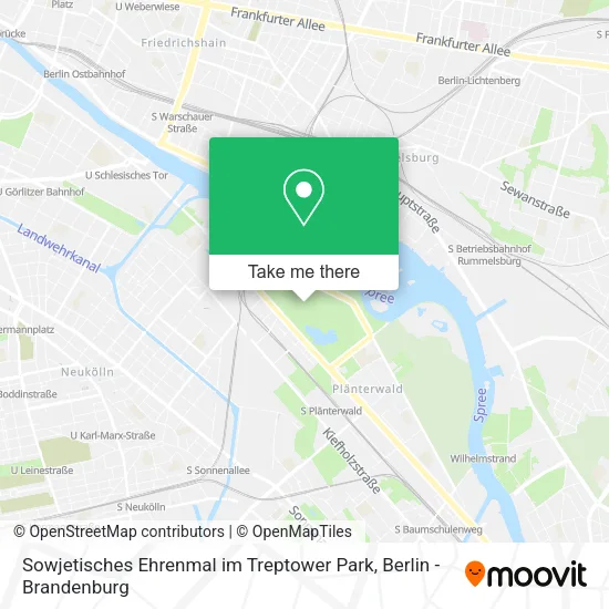 Sowjetisches Ehrenmal im Treptower Park map