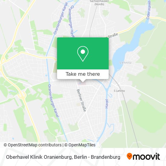 Oberhavel Klinik Oranienburg map