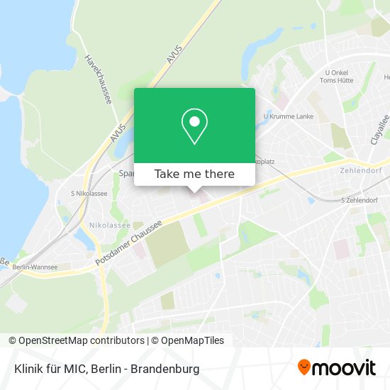 Klinik für MIC map