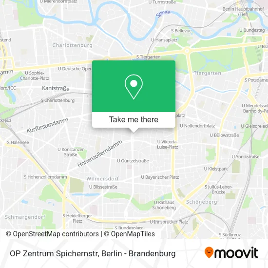 Карта OP Zentrum Spichernstr