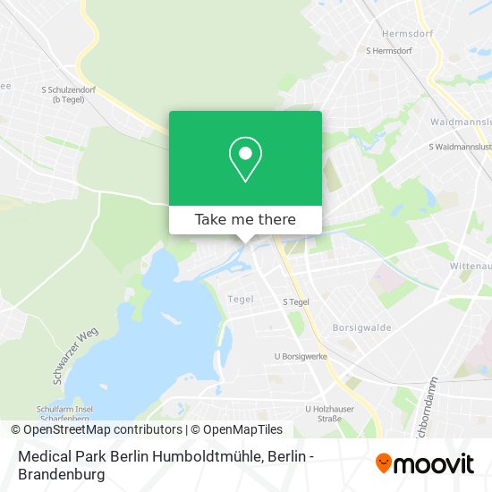 Medical Park Berlin Humboldtmühle map