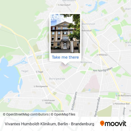 Vivantes Humboldt-Klinikum map