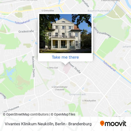 Vivantes Klinikum Neukölln map