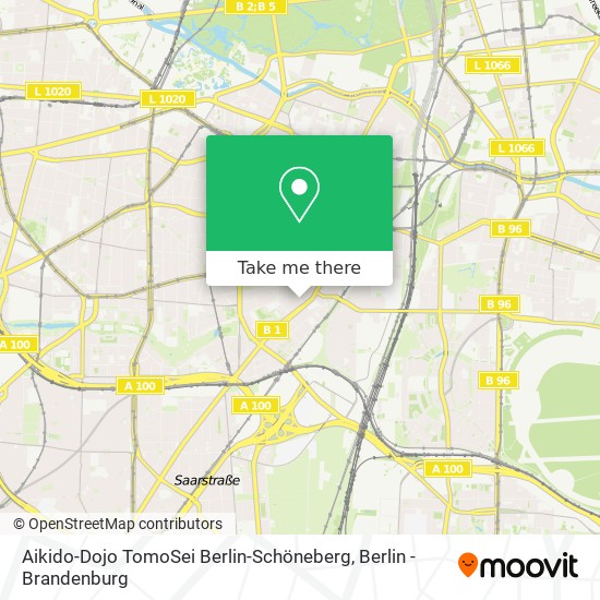 Aikido-Dojo TomoSei Berlin-Schöneberg map