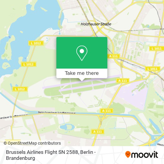 Brussels Airlines Flight SN 2588 map