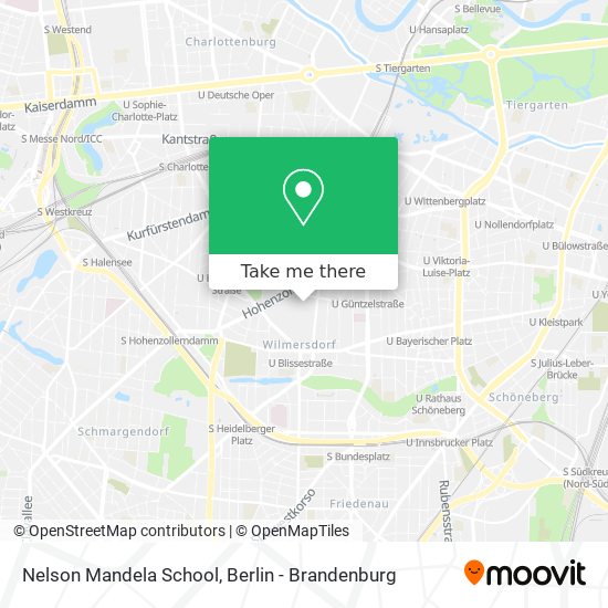 Nelson Mandela School map