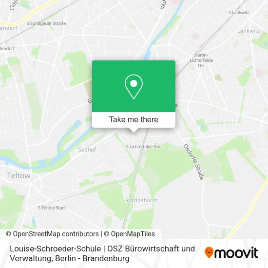 Карта Louise-Schroeder-Schule | OSZ Bürowirtschaft und Verwaltung