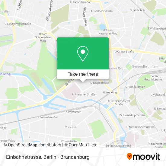 Карта Einbahnstrasse