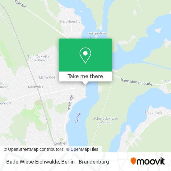 Bade Wiese Eichwalde map