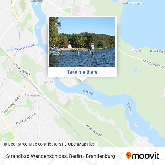 Strandbad Wendenschloss map