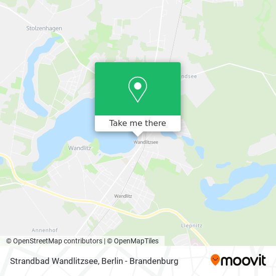 Strandbad Wandlitzsee map