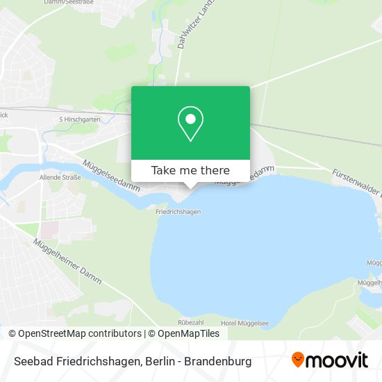 Seebad Friedrichshagen map