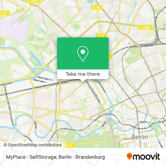 MyPlace - SelfStorage map